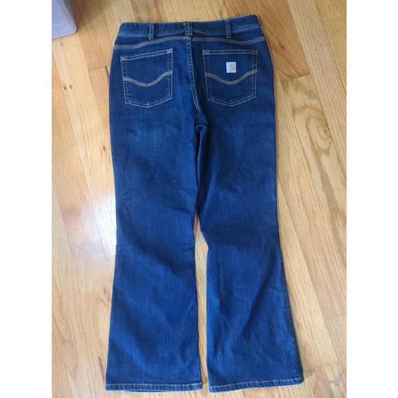 Carhartt Jeans, Blue, Size 8 Short Original Fit - Picture 6 of 7